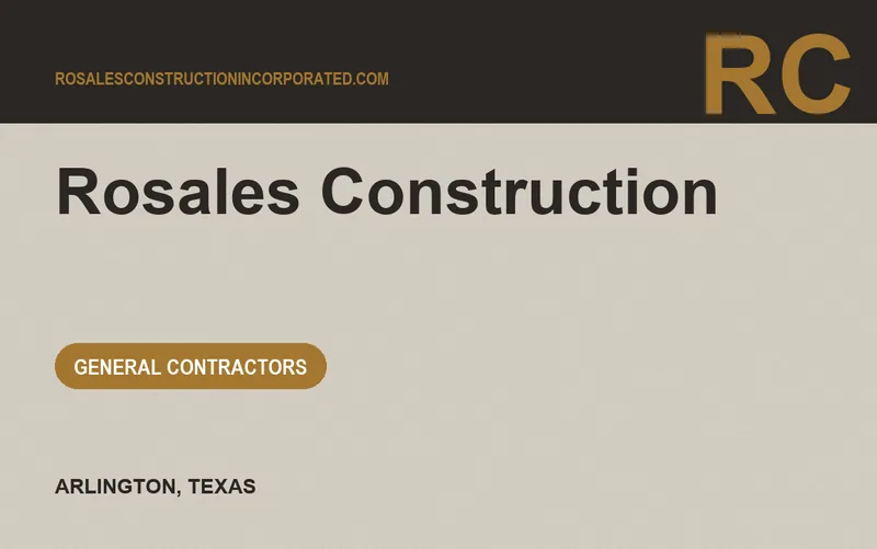 Rosales Construction in Arlington, Texas