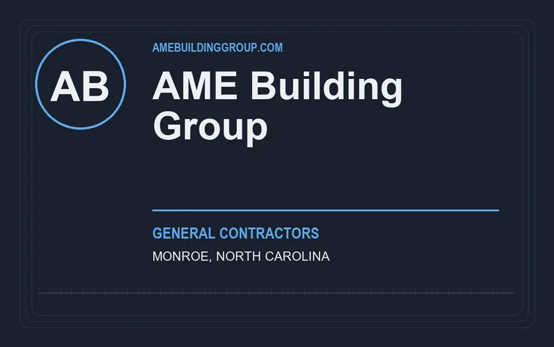 AME Building Group in Monroe, North Carolina