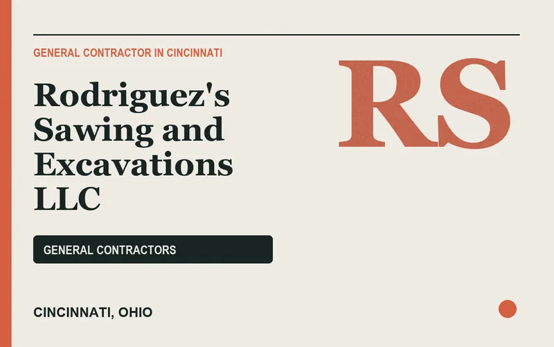 Rodriguez's Sawing and Excavations LLC in Cincinnati, Ohio
