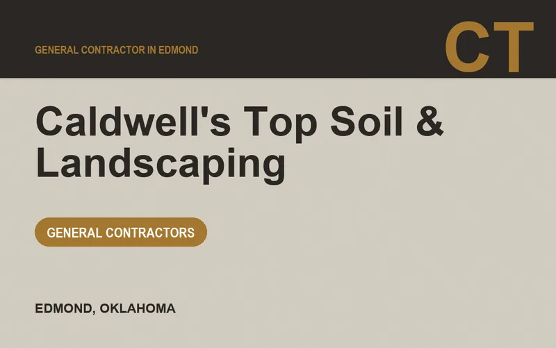 Caldwell's Top Soil & Landscaping in Edmond, Oklahoma