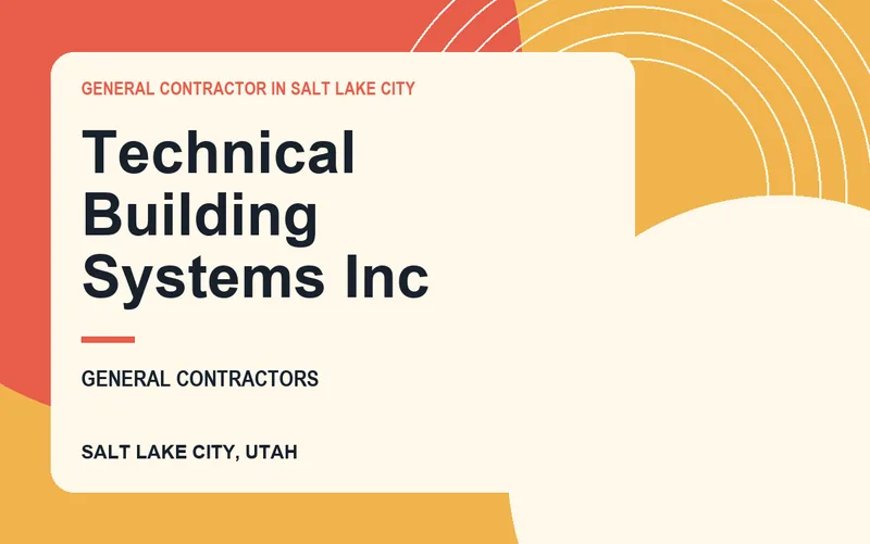 Technical Building Systems Inc in Salt Lake City, Utah