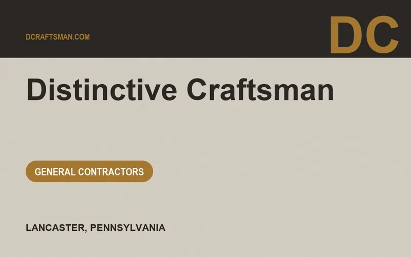 Distinctive Craftsman in Lancaster, Pennsylvania