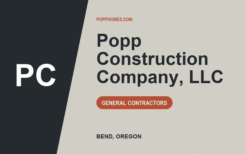 Popp Construction Company, LLC in Bend, Oregon