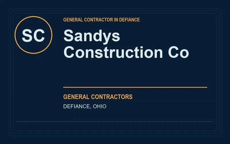 Sandys Construction Co in Defiance, Ohio