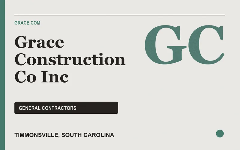 Grace Construction Co Inc in Timmonsville, South Carolina
