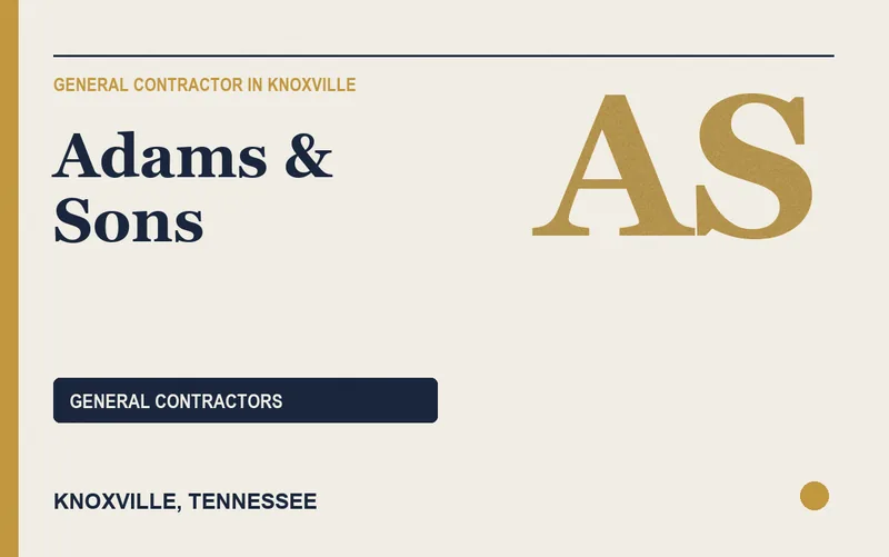 Adams & Sons in Knoxville, Tennessee