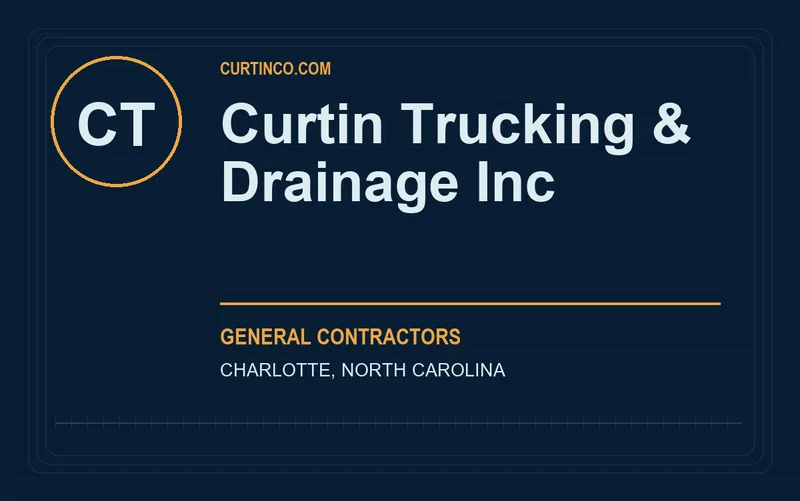 Curtin Trucking & Drainage Inc in Charlotte, North Carolina