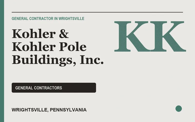Kohler & Kohler Pole Buildings, Inc. in Wrightsville, Pennsylvania