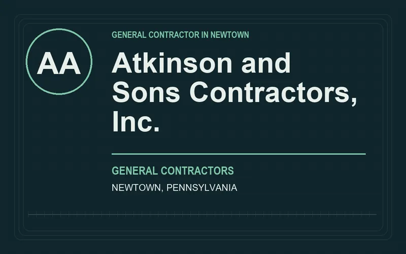Atkinson and Sons Contractors, Inc. in Newtown, Pennsylvania
