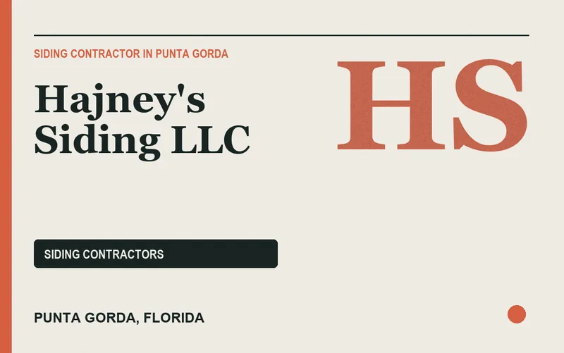 Hajney's Siding LLC in Punta Gorda, Florida