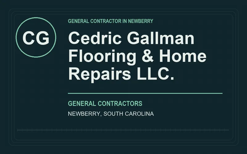 Cedric Gallman Flooring & Home Repairs LLc. in Newberry, South Carolina