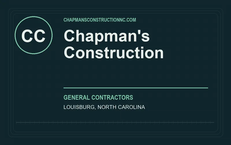 Chapman's Construction in Louisburg, North Carolina