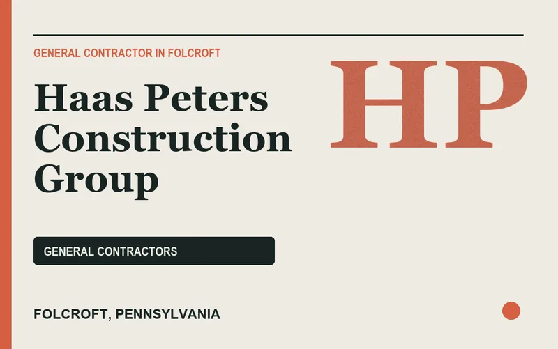 Haas Peters Construction Group in Folcroft, Pennsylvania