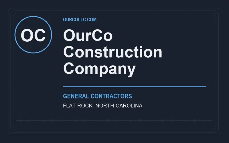 OurCo Construction Company in Flat Rock, North Carolina