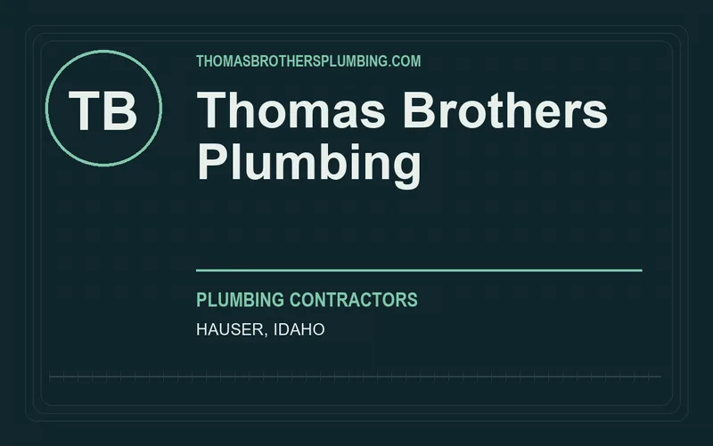 Thomas Brothers Plumbing in Hauser, Idaho