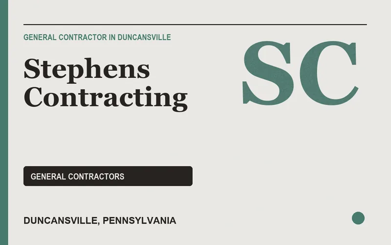 Stephens Contracting in Duncansville, Pennsylvania