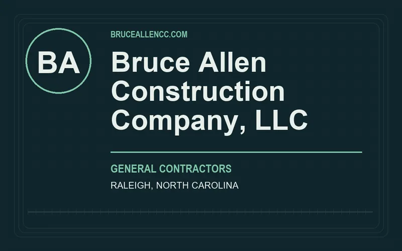 Bruce Allen Construction Company, LLC in Raleigh, North Carolina