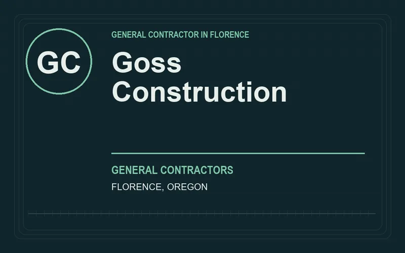 Goss Construction in Florence, Oregon