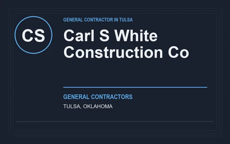 Carl S White Construction Co in Tulsa, Oklahoma