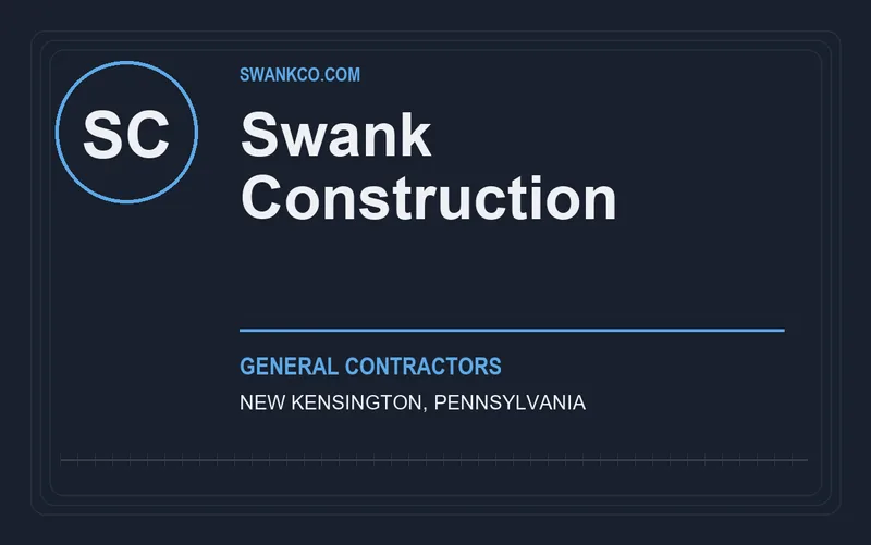 Swank Construction in New Kensington, Pennsylvania