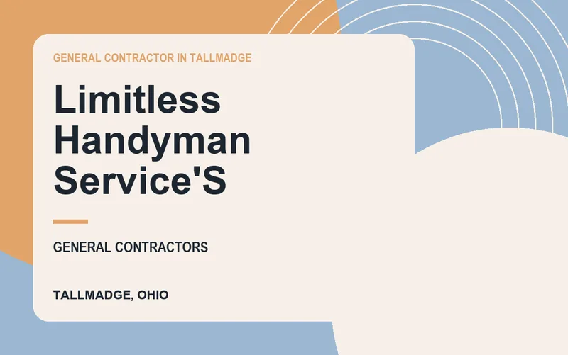 LIMITLESS HANDYMAN SERVICE'S in Tallmadge, Ohio