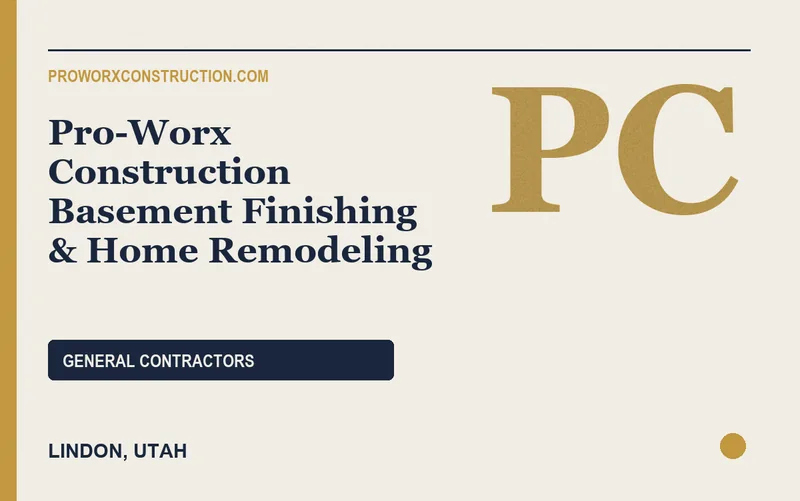 Pro-Worx Construction Basement Finishing & Home Remodeling in Lindon, Utah
