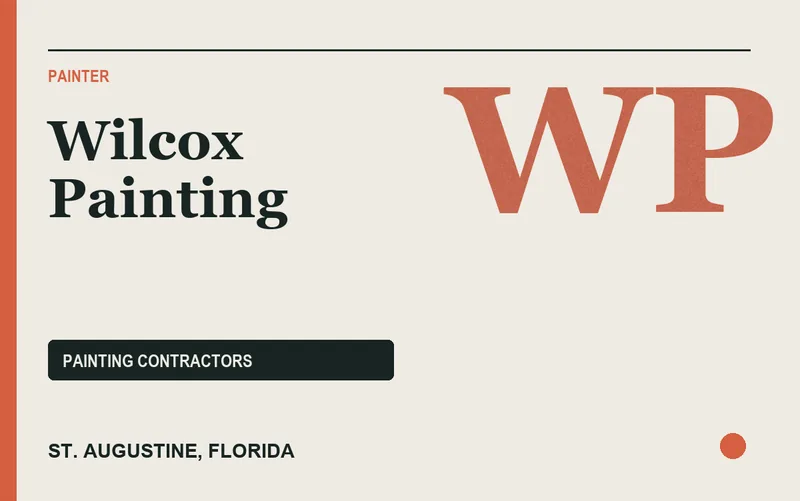 Wilcox Painting in St. Augustine, Florida