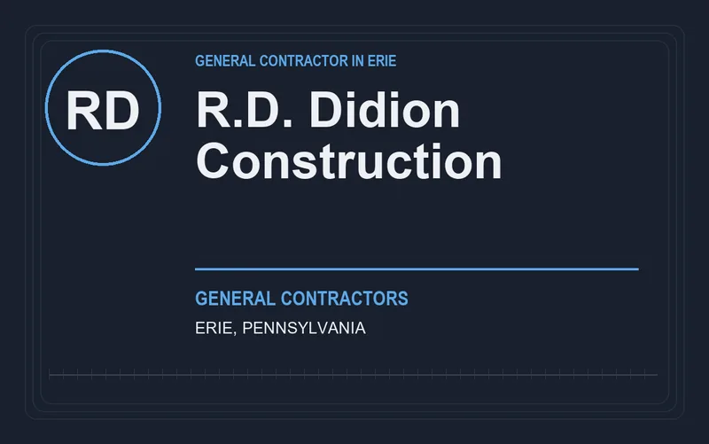 R.D. Didion Construction in Erie, Pennsylvania