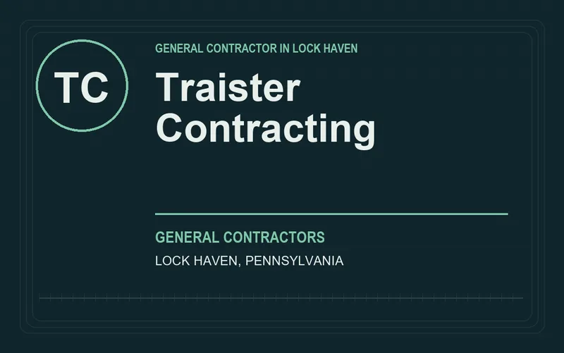 Traister Contracting in Lock Haven, Pennsylvania