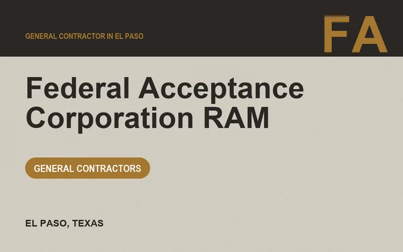 Federal Acceptance Corporation RAM in El Paso, Texas