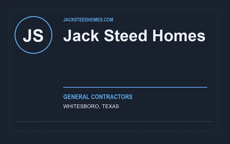 Jack Steed Homes in Whitesboro, Texas