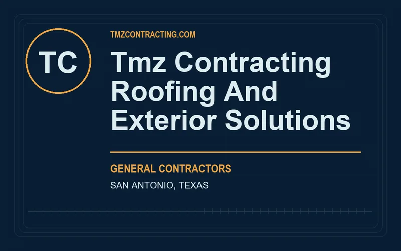 TMZ CONTRACTING ROOFING AND EXTERIOR SOLUTIONS in San Antonio, Texas