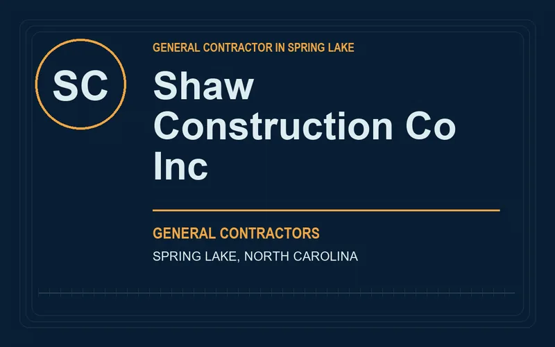 Shaw Construction Co Inc in Spring Lake, North Carolina
