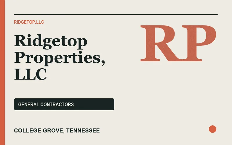 Ridgetop Properties, LLC in College Grove, Tennessee