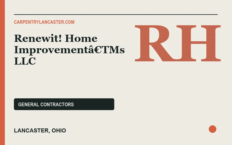 Renewit! Home Improvementâ€TMs LLC in Lancaster, Ohio