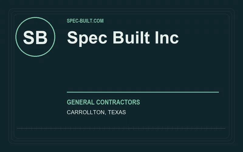 Spec Built Inc in Carrollton, Texas