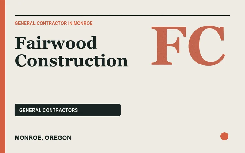 Fairwood Construction in Monroe, Oregon
