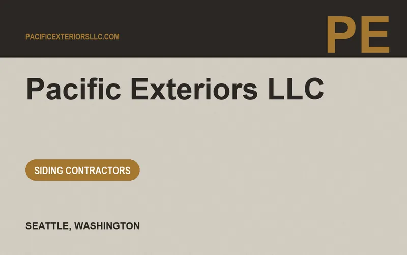 Pacific Exteriors LLC in Seattle, Washington