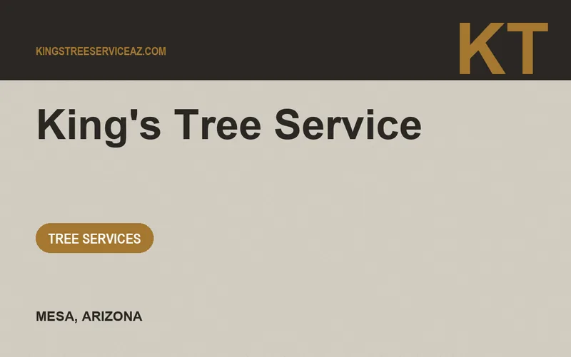 King's Tree Service in Mesa, Arizona