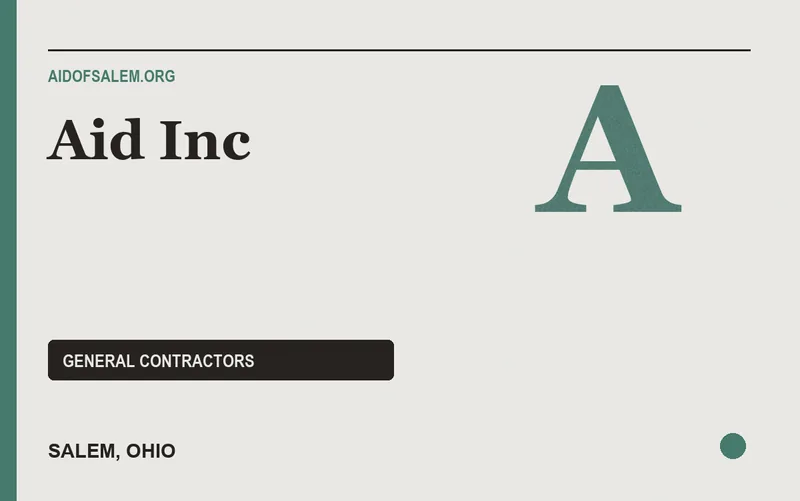 Aid Inc in Salem, Ohio