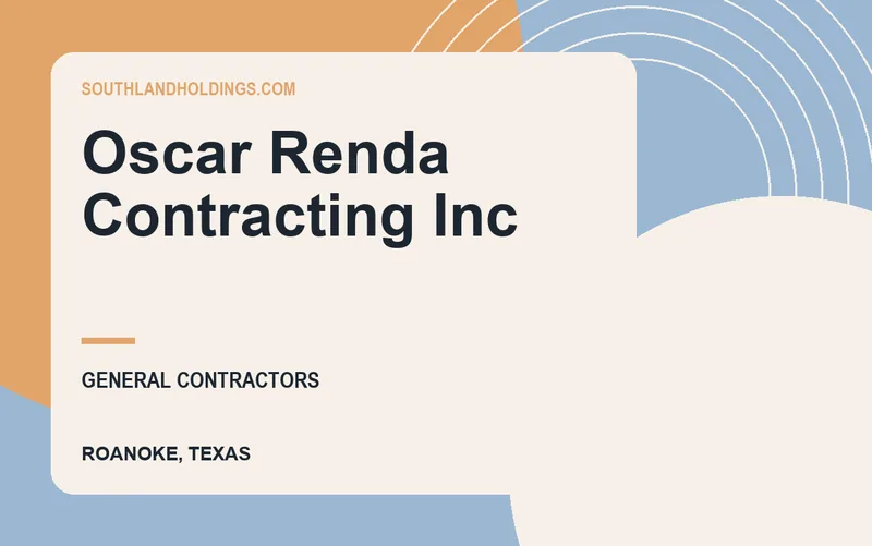 Oscar Renda Contracting Inc in Roanoke, Texas