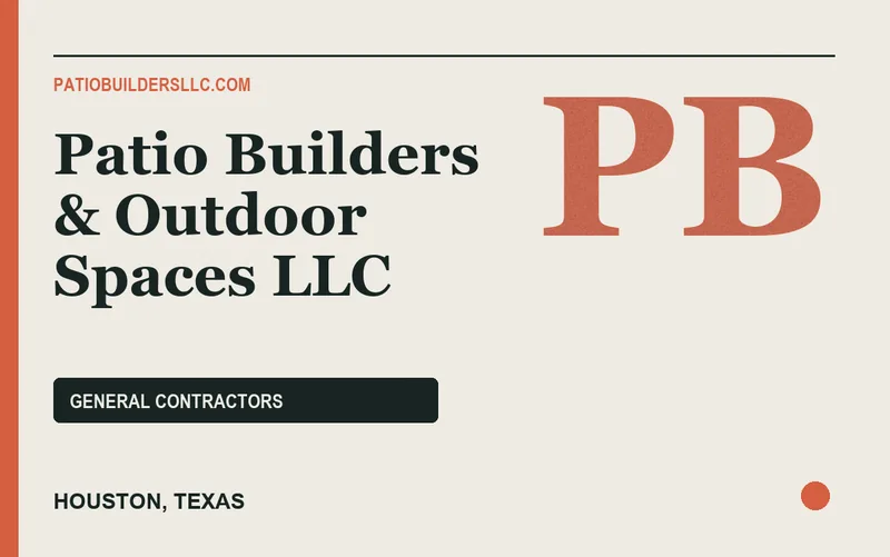 Patio Builders & Outdoor Spaces LLC in Houston, Texas
