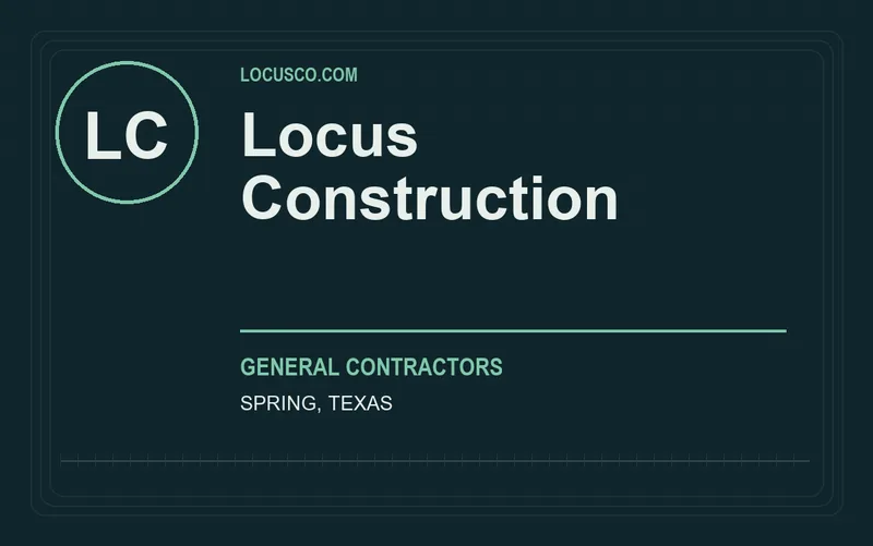 Locus Construction in Spring, Texas