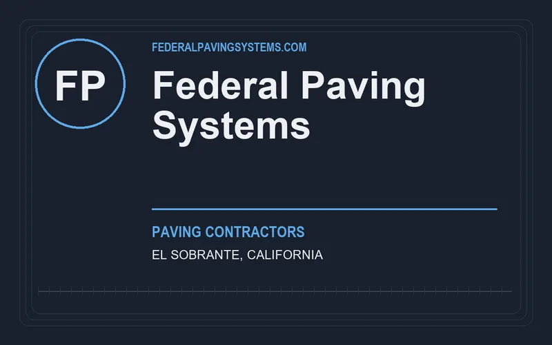 Federal Paving Systems in El Sobrante, California