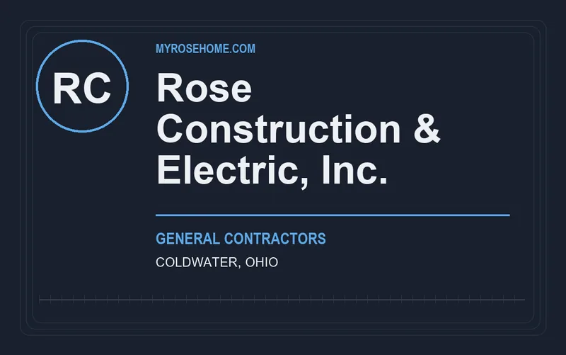 Rose Construction & Electric, Inc. in Coldwater, Ohio