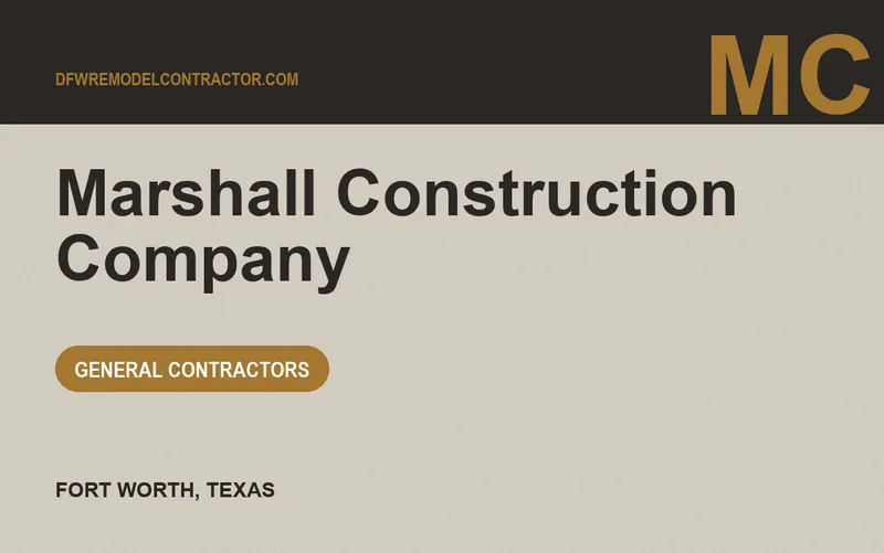 Marshall Construction Company in Fort Worth, Texas