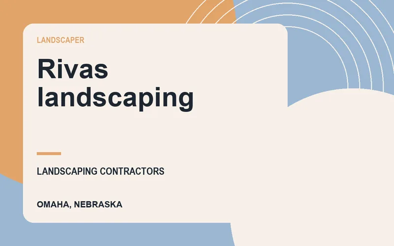 Rivas landscaping in Omaha, Nebraska