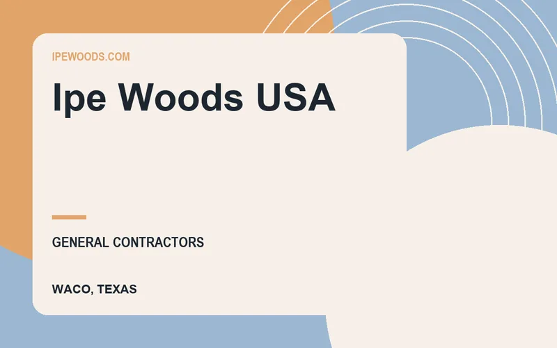 Ipe Woods USA in Waco, Texas