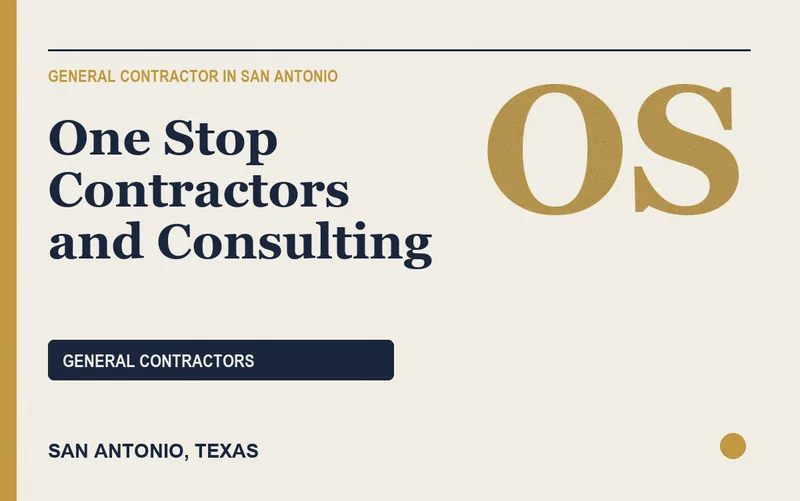 One Stop Contractors and Consulting in San Antonio, Texas