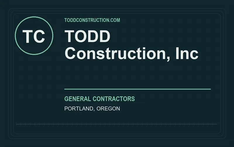TODD Construction, Inc in Portland, Oregon